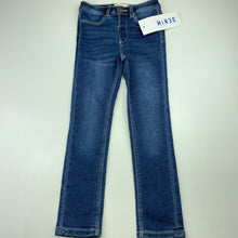 Load image into Gallery viewer, Girls Target, stretch denim leggings / jeggings, elasticated, Inside leg: 46cm, NEW, size 6,  