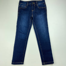 Load image into Gallery viewer, Girls Anko, dark stretch denim jeans, adjustable, Inside leg: 46cm, EUC, size 7,  