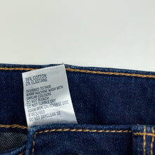 Load image into Gallery viewer, Girls Anko, dark stretch denim jeans, adjustable, Inside leg: 46cm, EUC, size 7,  