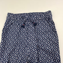Load image into Gallery viewer, Girls H&amp;M, navy lightweight pants, elasticated, Inside leg: 48cm, EUC, size 6,  