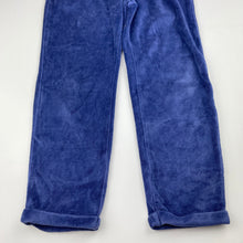 Load image into Gallery viewer, Girls Vancl, velour casual pants, elasticated, Inside leg: 46cm, GUC, size 6,  