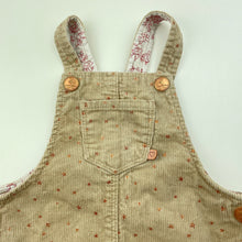 Load image into Gallery viewer, Girls Zara, corduroy cotton casual dress, EUC, size 0, L: 35cm