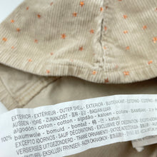 Load image into Gallery viewer, Girls Zara, corduroy cotton casual dress, EUC, size 0, L: 35cm