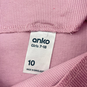 Girls Anko, stretchy ribbed summer top, FUC, size 10,  