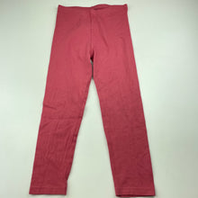 Load image into Gallery viewer, Girls Anko, pink stretchy leggings, elasticated, Inside leg: 41cm, GUC, size 6,  