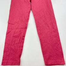 Load image into Gallery viewer, Girls Anko, pink stretchy leggings, elasticated, Inside leg: 41cm, GUC, size 6,  
