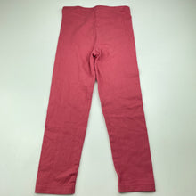Load image into Gallery viewer, Girls Anko, pink stretchy leggings, elasticated, Inside leg: 41cm, GUC, size 6,  