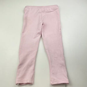 Girls Target, pink stretchy pants, elasticated, Inside leg: 36cm, FUC, size 3,  