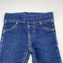 Load image into Gallery viewer, Girls Kids Exact, stretch denim leggings, elasticated, Inside leg: 36.5cm, FUC, size 3-4,  