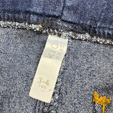 Load image into Gallery viewer, Girls Kids Exact, stretch denim leggings, elasticated, Inside leg: 36.5cm, FUC, size 3-4,  