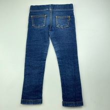Load image into Gallery viewer, Girls Kids Exact, stretch denim leggings, elasticated, Inside leg: 36.5cm, FUC, size 3-4,  