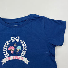 Load image into Gallery viewer, Girls Uniqlo, San Rio LITTLE TWIN STARS cotton t-shirt / top, GUC, size 3,  
