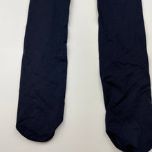 Load image into Gallery viewer, Girls Anko, navy lightweight stockings, elasticated, GUC, size 3-5,  