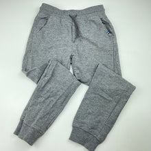Load image into Gallery viewer, Boys OVS, grey marle lightweight casual pants, elasticated, Inside leg: 49cm, EUC, size 7-8,  