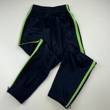 Load image into Gallery viewer, Boys Bocini, navy track pants, elasticated, Inside leg: 49cm, GUC, size 6,  
