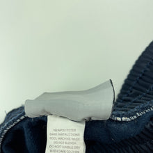 Load image into Gallery viewer, Boys Bocini, navy track pants, elasticated, Inside leg: 49cm, GUC, size 6,  