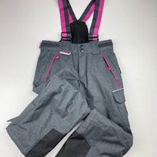 Load image into Gallery viewer, Girls Crane, Snow Extreme ski pants / salopettes, EUC, size 4,  