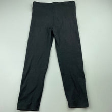 Load image into Gallery viewer, Girls Anko, grey stretchy leggings, Inside leg: 40cm, GUC, size 6,  
