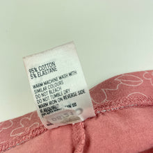 Load image into Gallery viewer, Girls Anko, pink floral leggings, Inside leg: 41cm, EUC, size 5,  