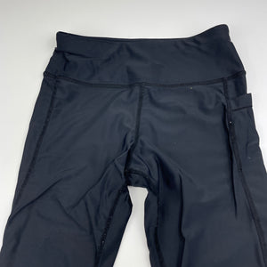 Girls Anko, cropped sports / activewear leggings, Inside leg: 44cm, FUC, size 10,  