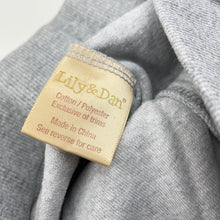 Load image into Gallery viewer, unisex Lily &amp; Dan, grey velour track pants, elasticated, Inside leg: 46cm, EUC, size 5,  