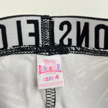 Load image into Gallery viewer, Girls Lonsdale, stretchy sports / activewear leggings, wash fade, Inside leg: 39cm, FUC, size 4,  