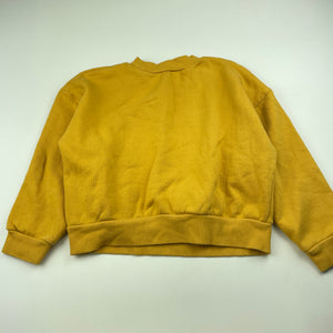 Girls Anko, embroidered fleece lined sweater / jumper, GUC, size 7,  