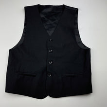 Load image into Gallery viewer, Boys black, waistcoat / formal vest, EUC, size 12,  