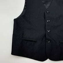 Load image into Gallery viewer, Boys black, waistcoat / formal vest, EUC, size 12,  