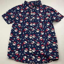 Load image into Gallery viewer, Boys Tilt, Christmas lightweight cotton short sleeve shirt, GUC, size 10,  