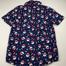 Load image into Gallery viewer, Boys Tilt, Christmas lightweight cotton short sleeve shirt, GUC, size 10,  