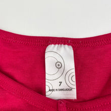 Load image into Gallery viewer, Girls Target, cotton long sleeve top / lightweight cardigan, GUC, size 7,  