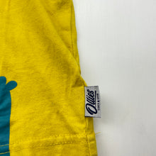 Load image into Gallery viewer, Boys Ollies, yellow cotton t-shirt / top, monster, armpit to armpit: 32cm, no size, GUC, size 3-4,  