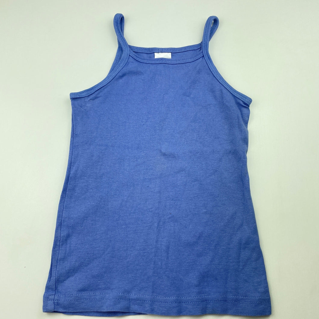 Girls Neon, cotton pyjama singlet top, GUC, size 6-8,  