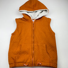 Load image into Gallery viewer, Girls Mango, fleece lined hooded vest / sweater, GUC, size 10,  