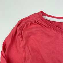 Load image into Gallery viewer, Girls Emerson, pink cotton long sleeve t-shirt / top, EUC, size 8,  