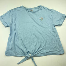 Load image into Gallery viewer, Girls Target, embroidered cotton tie front top, small mark on back, FUC, size 8,  