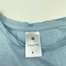 Load image into Gallery viewer, Girls Target, embroidered cotton tie front top, small mark on back, FUC, size 8,  