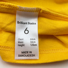 Load image into Gallery viewer, Girls Brilliant Basics, lightweight cotton long sleeve top, EUC, size 6,  