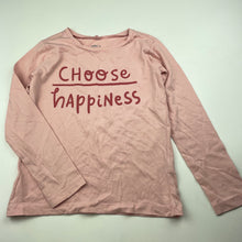 Load image into Gallery viewer, Girls Anko, pink cotton long sleeve t-shirt / top, EUC, size 6,  