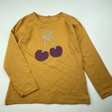 Load image into Gallery viewer, Girls Anko, cotton long sleeve t-shirt / top, cherries, EUC, size 6,  
