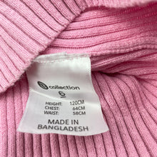 Load image into Gallery viewer, Girls B Collection, ribbed stretchy roll neck top, FUC, size 6,  