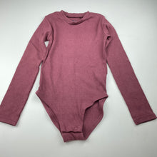 Load image into Gallery viewer, Girls Anko, ribbed stretchy long sleeve bodysuit, EUC, size 6,  