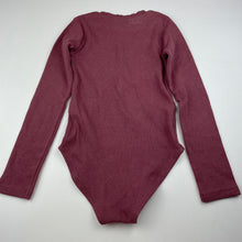 Load image into Gallery viewer, Girls Anko, ribbed stretchy long sleeve bodysuit, EUC, size 6,  