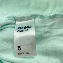 Load image into Gallery viewer, Girls Anko, soft cotton t-shirt / top, unicorn, EUC, size 5,  
