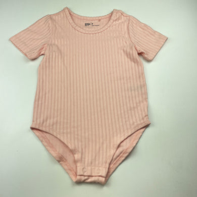 Girls Anko, soft feel ribbed bodysuit, EUC, size 7,  