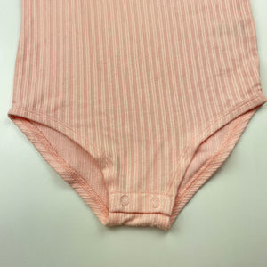 Girls Anko, soft feel ribbed bodysuit, EUC, size 7,  