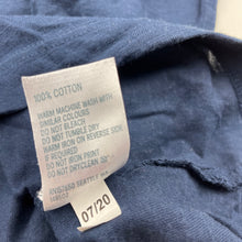Load image into Gallery viewer, Boys Anko, navy cotton henley t-shirt / top, GUC, size 4,  