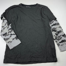 Load image into Gallery viewer, Boys Anko, spliced cotton long sleeve top, GUC, size 10,  