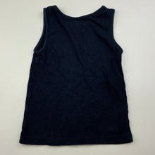 Load image into Gallery viewer, Boys Anko, soft feel navy singlet top, GUC, size 3-4,  